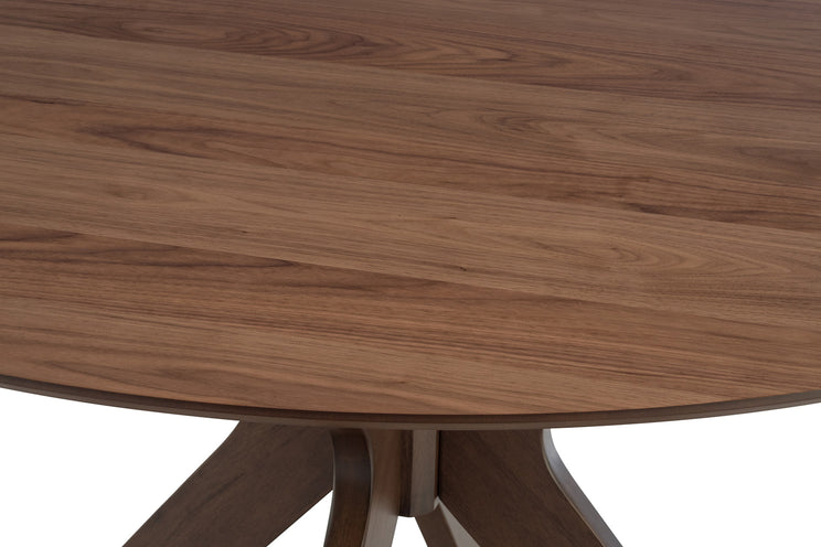 Space Savers Round Pedestal Table and 4 Grey Chairs